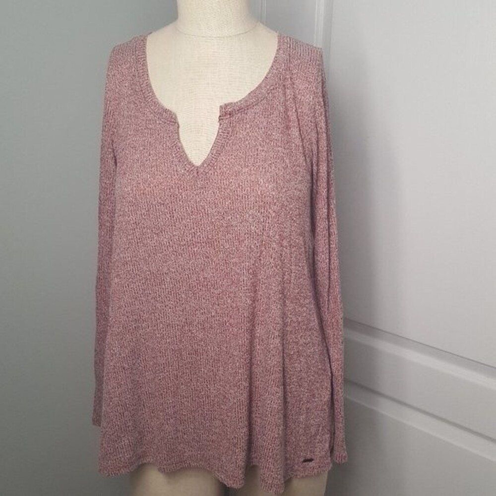 Hollister Must have Burgundy Soft Sweater